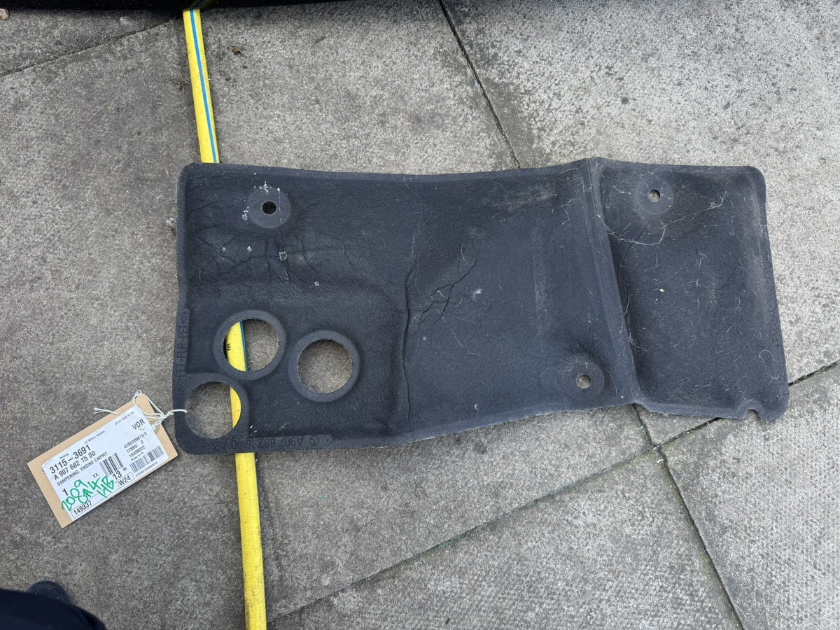 Genuine Mercedes Sprinter W907 Engine Bay Dampening Insulation Mat A9076821500
