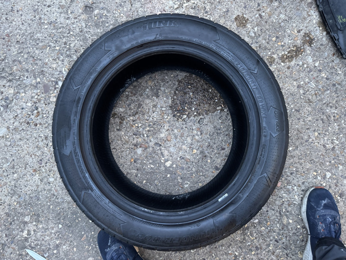 215 55 17 98W XL ILINK THUNDER U09 215/55R17 6MM DOT 3125 2025 NO REPAIRS TYRE