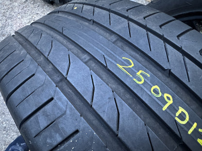 255 45 20 101W CONTINENTAL SPORT CONTACT 5 AO 255/45R20 5MM DOT 3822 NO REPAIRS