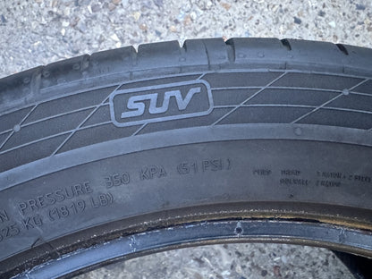 255 45 20 101W CONTINENTAL SPORT CONTACT 5 AO 255/45R20 5MM DOT 3822 NO REPAIRS