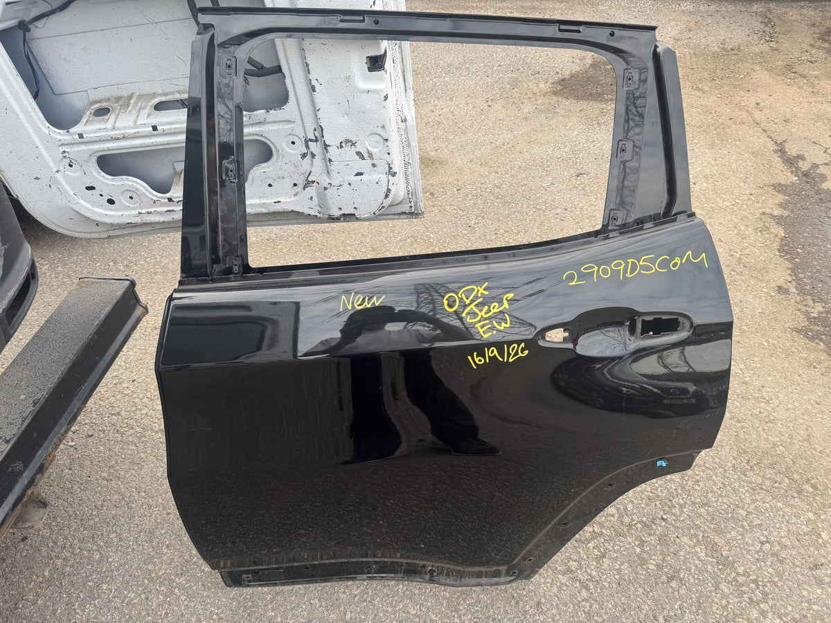 Jeep Compass ab 2025 Neues Modell Türblatt hinten links nackt schwarz verkratzt