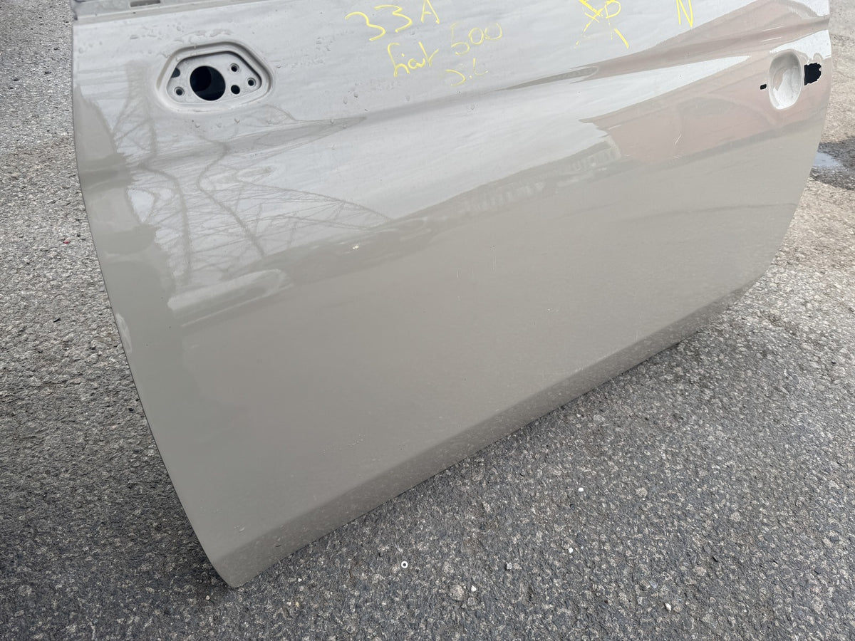 Fiat 500 312 2014-2024 Portiera Anteriore Sinistra Nuda Beige Graffiata 52011900 52136363