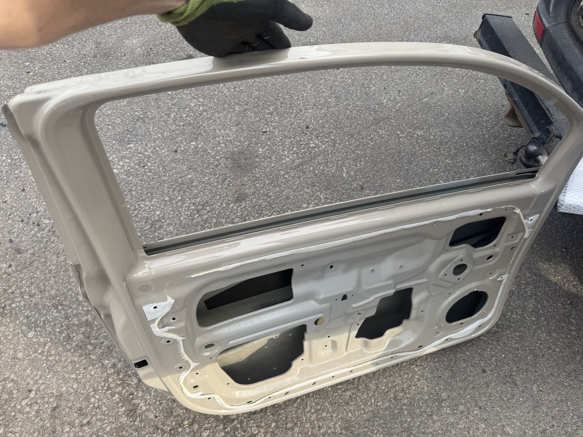Fiat 500 312 2014-2024 Portiera Anteriore Sinistra Nuda Beige Graffiata 52011900 52136363