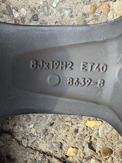 Cupra Formentor 19in Alloy Wheel 8Jx19 ET40 5x112 Scratched 5FF601025E NO TYRE