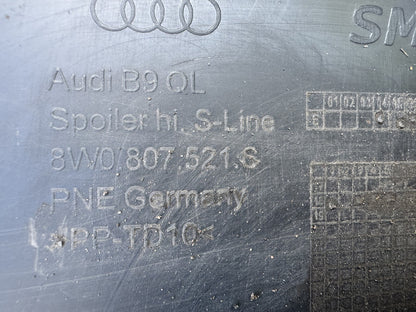 Audi A4 B9 S Line 2016-2019 Heckdiffusor Doppelendrohr Anhängerkupplung 8W0807521S