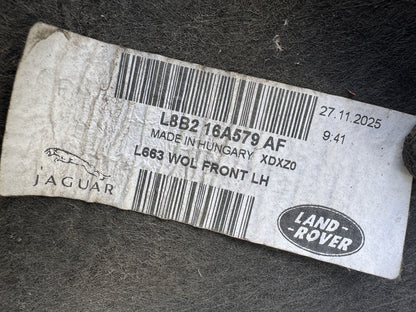 Land Rover Defender L663 Front Wheel Arch Liner Rear Section Left L8B2-16A579-AF