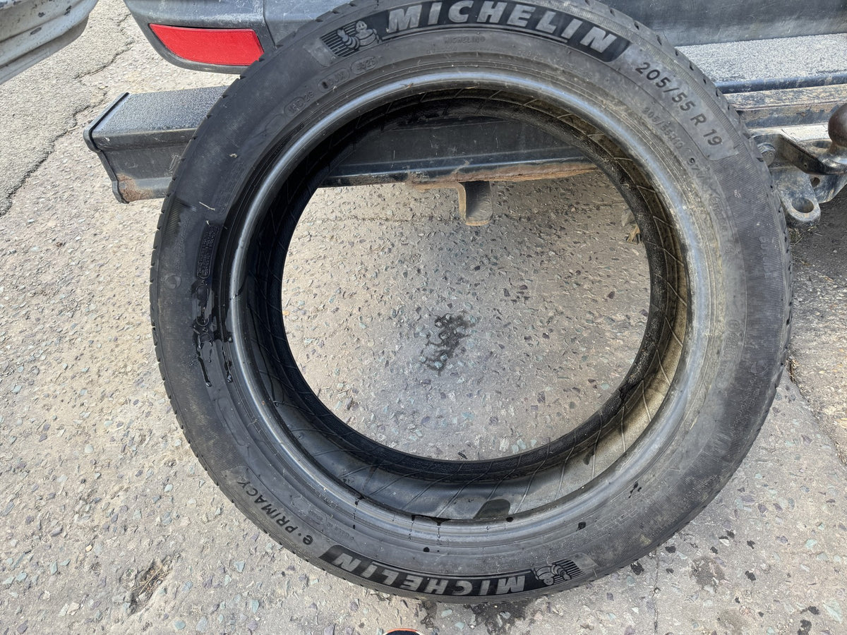 205 55 19 MICHELIN E.PRIMACY 97V 6mm NO REPAIRS 2023 TYRE X1
