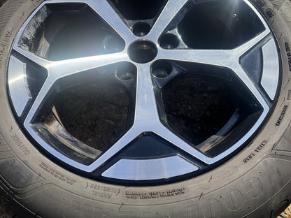 ล้อแม็ก Ford Puma 17 R1TC-1007-A1A 7J ET47.5 + ยาง Goodyear 215/55 R17 5.75mm