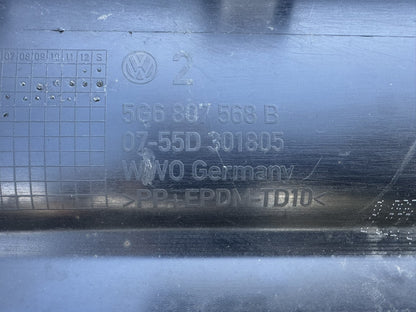 VW Golf Mk7 2013-2016 Πίσω Προφυλακτήρας Κάτω Διαχύτης Σπόιλερ 5G6807568B