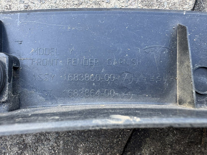 Tesla Model Y Εμπρός Διακοσμητικό Θόλου Τροχού Φρύδι Φτερού Δεξί 1683860-00-A