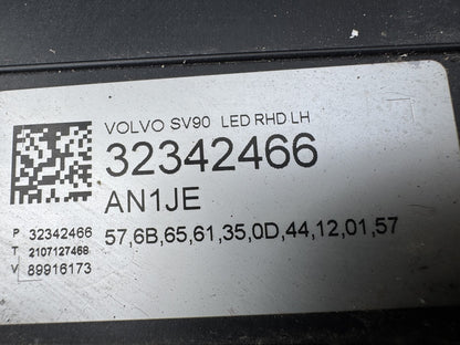 Volvo S90 V90 2020-2025 Links Voll-LED Active Scheinwerfer 32342466 Scheibe gerissen