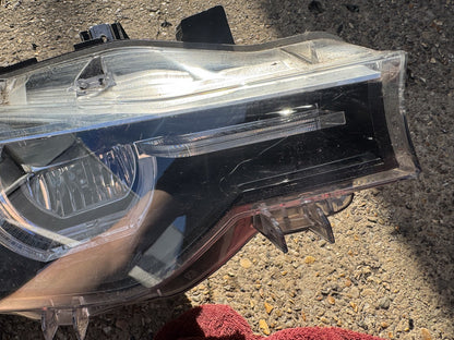 BMW 3 Serie F30 F31 LCI 2015-2019 Rechter LED Koplamp 7492612-01 Gebarsten glas