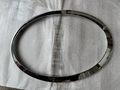 MINI F55 F56 F57 žibinto chromuotas apdailos rėmelis, dešinysis, 51137300632 originalus, naujas