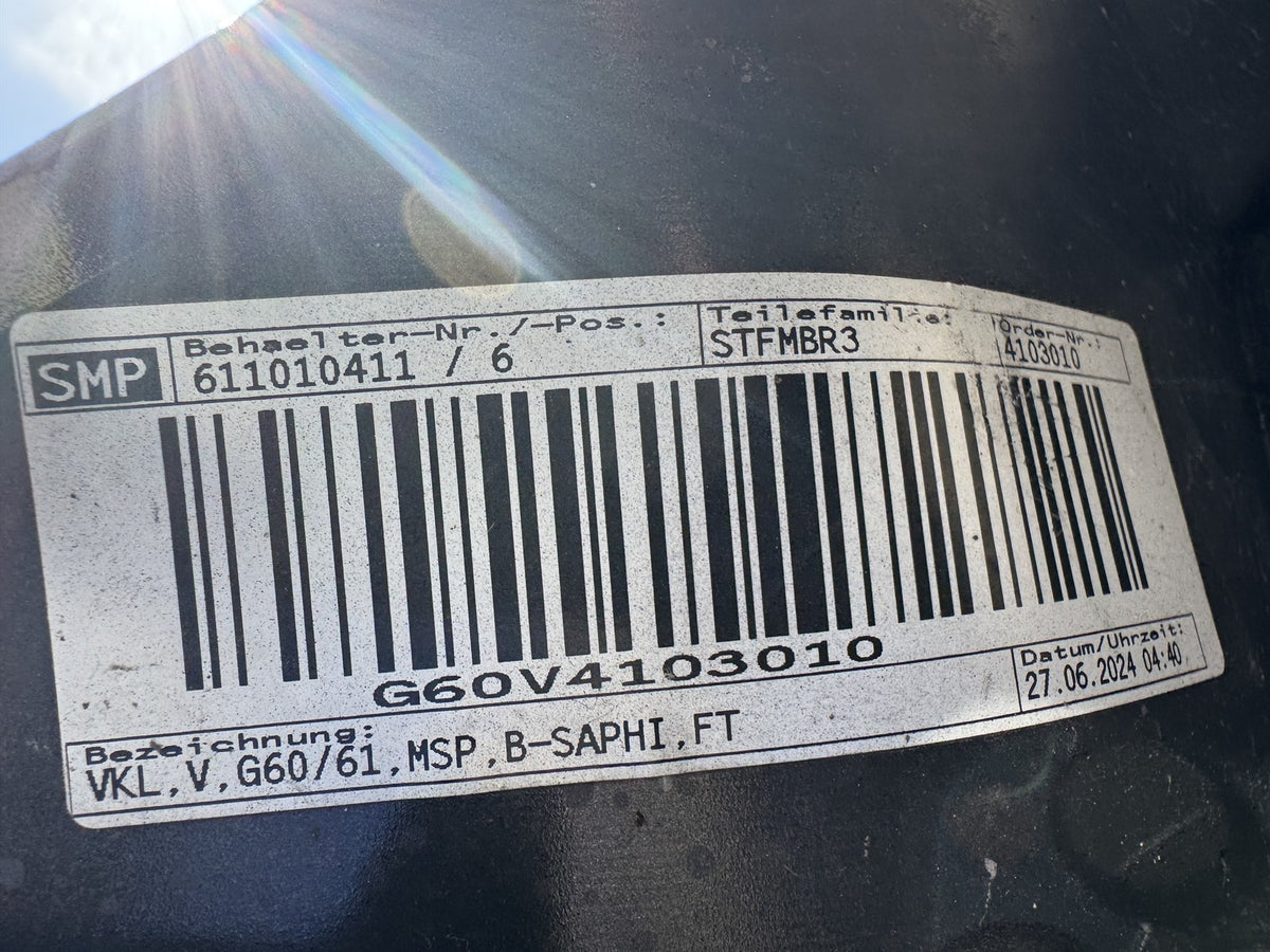 2024 BMW 5 Series G60 G61 M Sport Front Bumper 51118084653 PDC Needs Repair