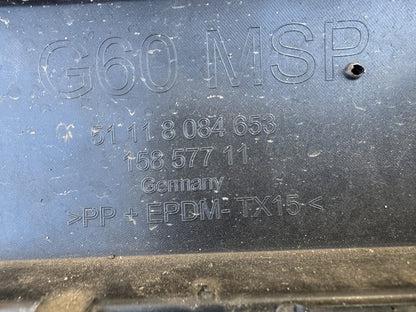 2024 BMW 5 Series G60 G61 M Sport Front Bumper 51118084653 PDC Needs Repair