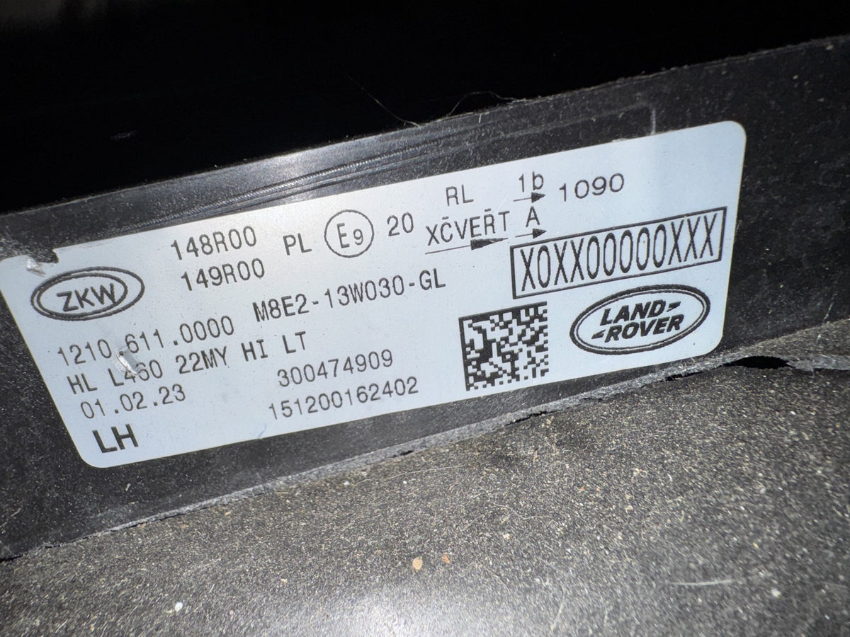 Range Rover L460 Left Headlight Digital LED mirrorZ Module 1163.001.0000.04