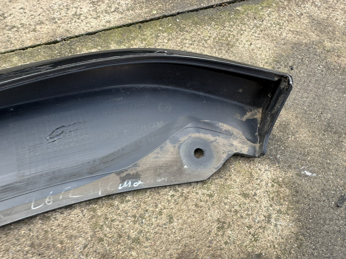 Skoda Fabia IV Monte Carlo Front Right Bumper Spoiler Gloss Black 6VA807008