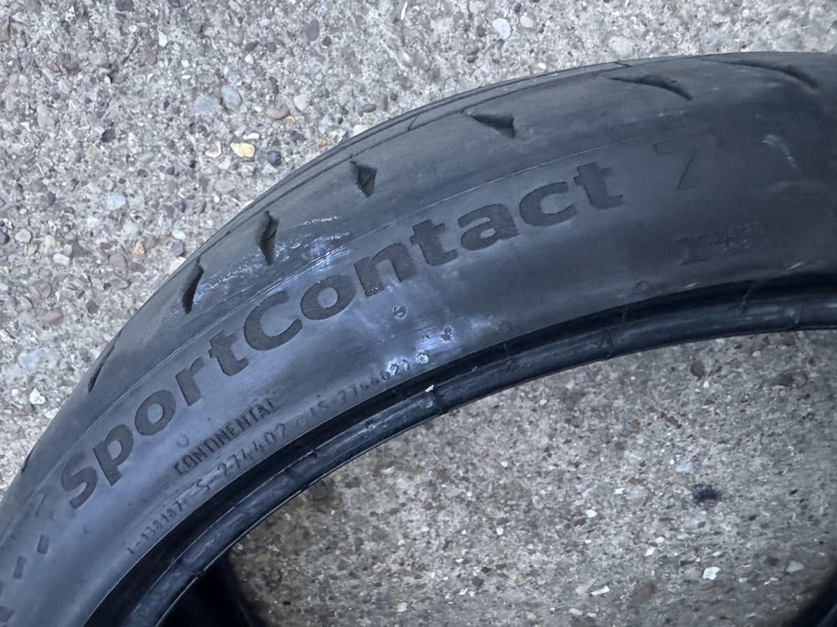 235 35 19 Continental SportContact 7 91Y XL 235/35ZR19 Tyre 5mm No Repairs 2026