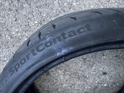 235 35 19 Continental SportContact 7 91Y XL 235/35ZR19 Tyre 5mm No Repairs 2026