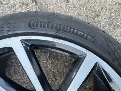 VW Golf R GTI Mk7 19 Инча Spielberg Алуминиева Джанта 5G0601025DB Изкривена + Гума