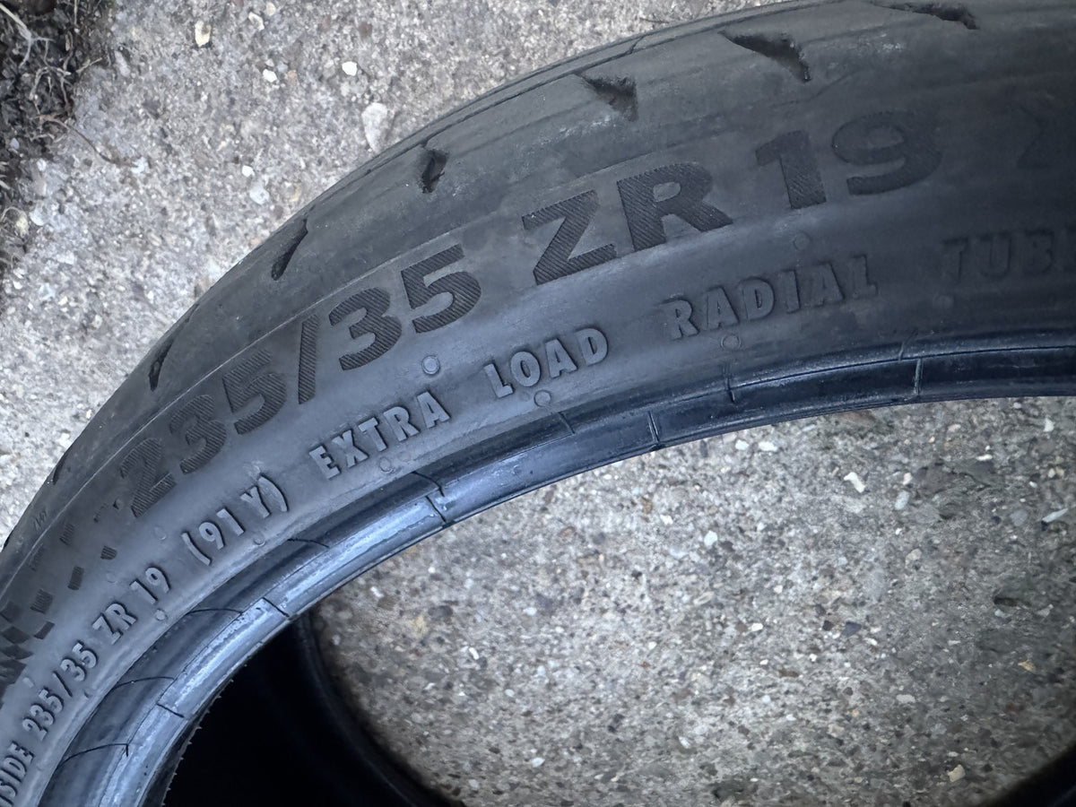 235 35 19 Continental SportContact 7 91Y XL 235/35ZR19 Tyre 5mm No Repairs 2026