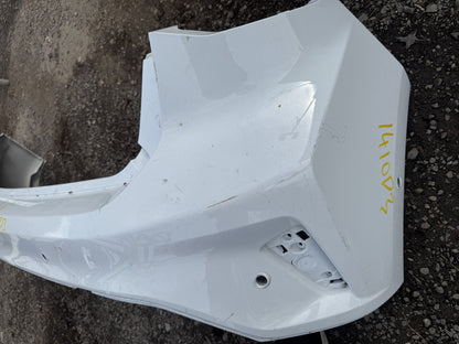 2025 Ford Focus Mk4 Bicorps Pare-chocs arrière PDC Blanc JX7B-17906-A1W Bosselé