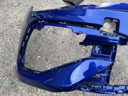 VW Golf R Mk8 2021-2023 Предна Броня Синя 5H0807221E Надраскана Огъната