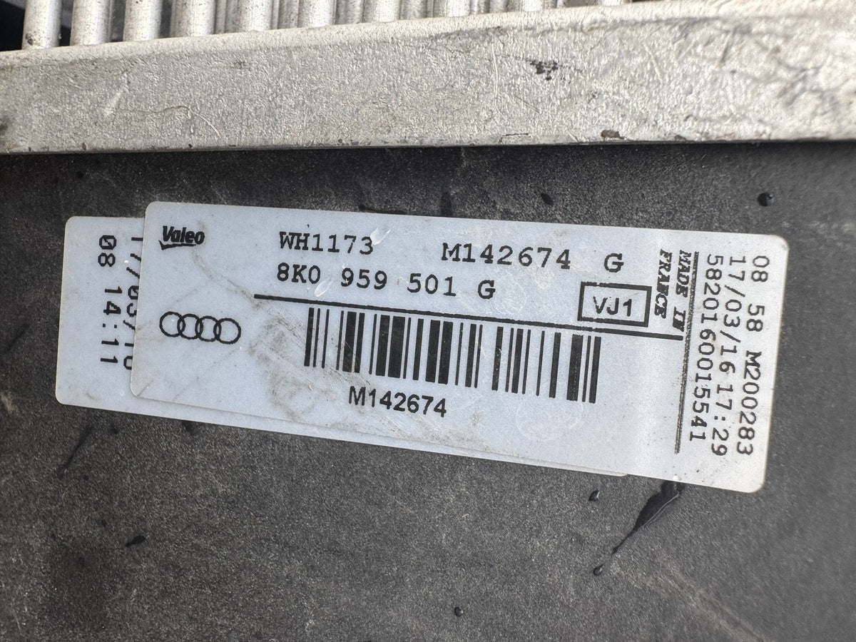 Audi Q5 8R 2.0 TDI Предна греда Очиларка Комплект с радиатори 8R0805594D 2016