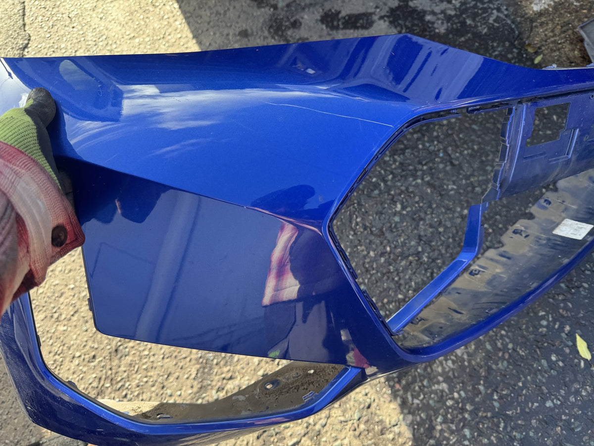 BMW Serie 3 G20 G21 LCI M Sport Paraurti Anteriore No PDC Blu Danneggiato 8085444