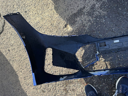 BMW Serie 3 G20 G21 LCI M Sport Paraurti Anteriore No PDC Blu Danneggiato 8085444