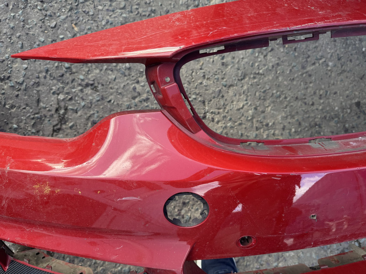 BMW Serie 4 F32 M Sport Paraurti Anteriore PDC Splitter Carbonio Rosso Graffiato 8054502