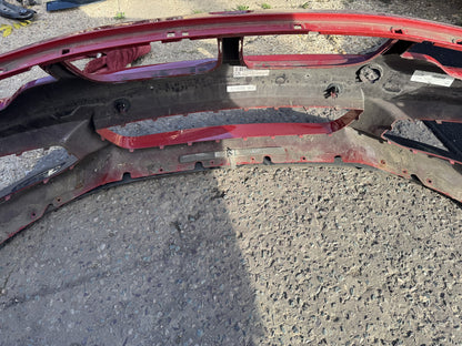 BMW Serie 4 F32 M Sport Paraurti Anteriore PDC Splitter Carbonio Rosso Graffiato 8054502