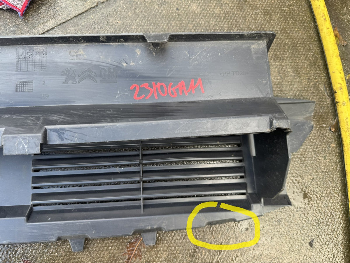 Convogliatore aria paraurti anteriore Citroen Berlingo Mk3 2019-2024 9821840980