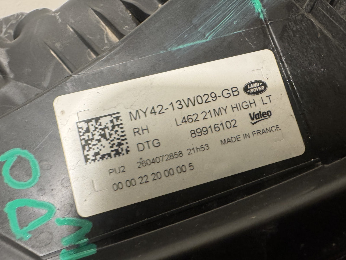 2026 Land Rover Discovery 5 Faro Destro LED Matrix MY42-13W029-GB LR144118