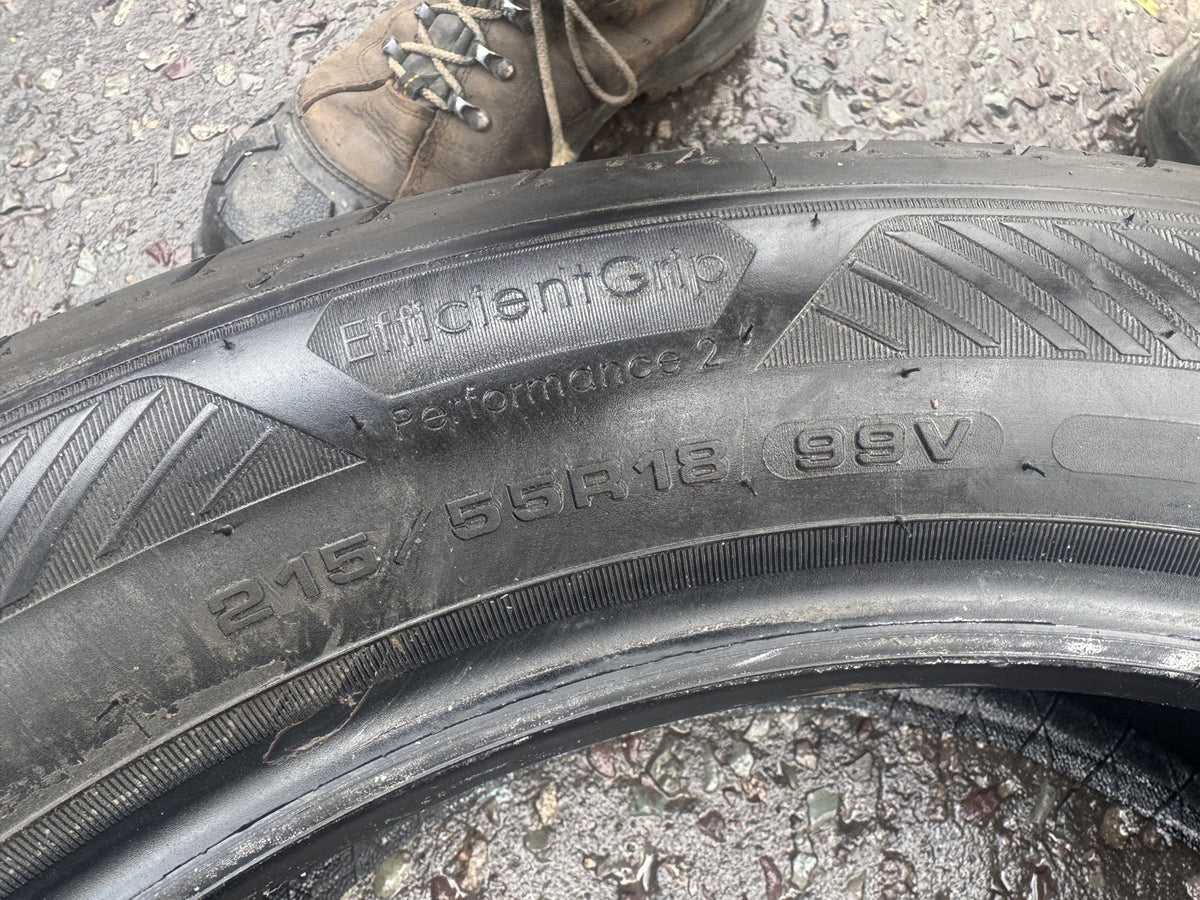 215 55 18 Goodyear EfficientGrip Performance 2 99V 215/55R18 Pneumatico 6.5mm 2025