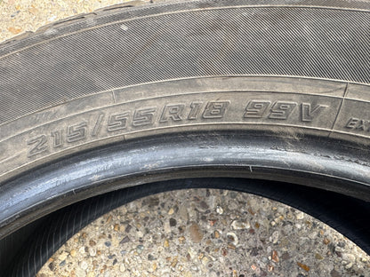 215 55 18 Yokohama Geolandar CV G058 99V XL 215/55R18 Pneumatico 6.4mm Nessuna riparazione 2024